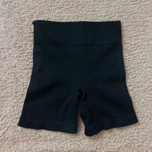 Black workout shorts